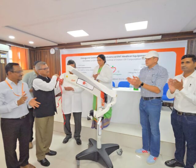 Govt ENT gets cutting edge equipment from IOCL for Cochlear Implant Surgeries